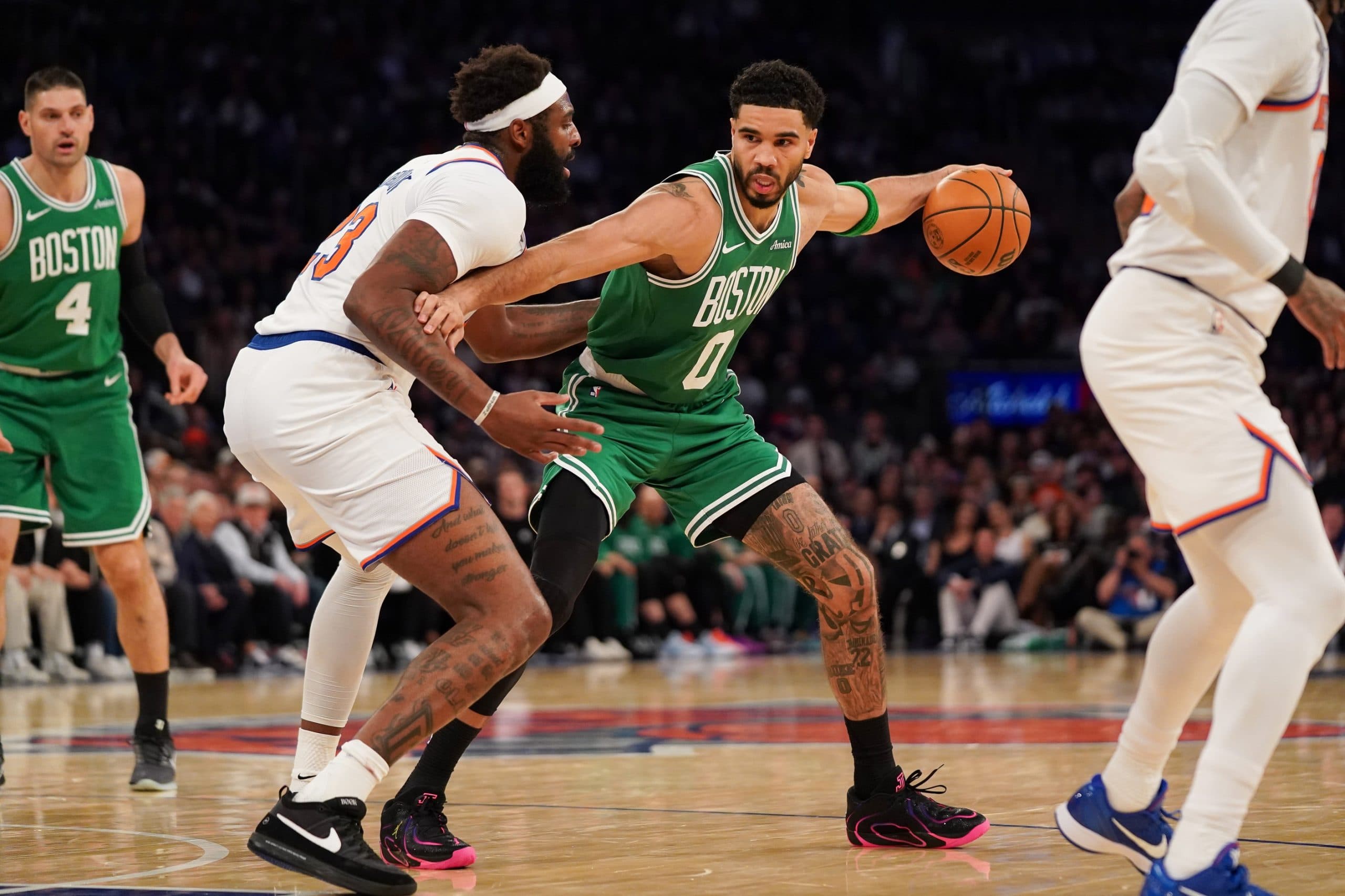 Tatum de retour au Madison Square Garden après sa blessure traumatisante