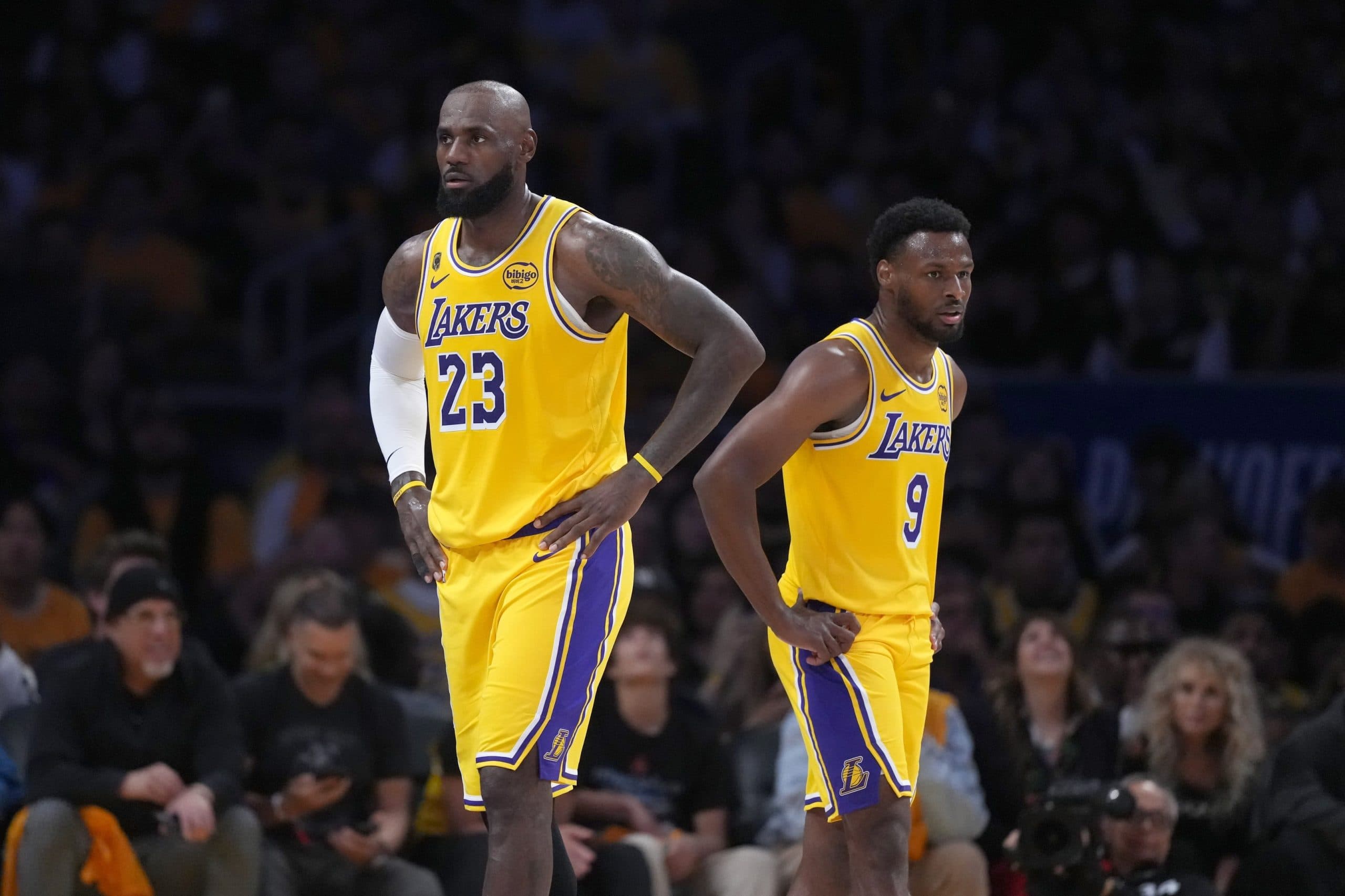 LeBron James et Bronny écrivent l’histoire des playoffs NBA ensemble