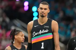 Victor Wembanyama a parfaitement réussi son entrée face aux Blazers