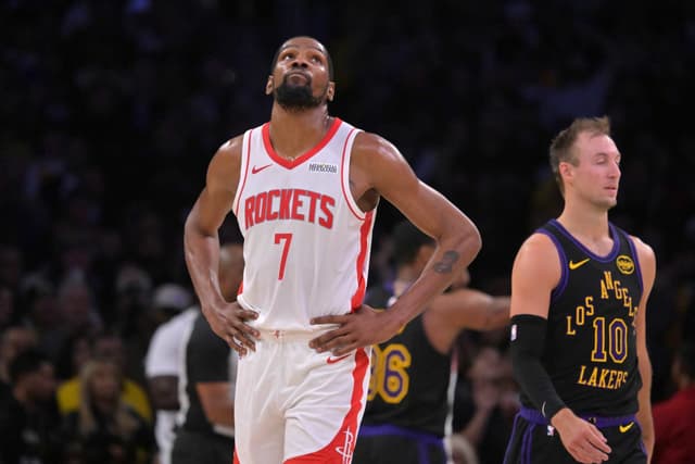 L’absence de Kevin Durant qui pourrait coûter cher aux Rockets face aux Lakers