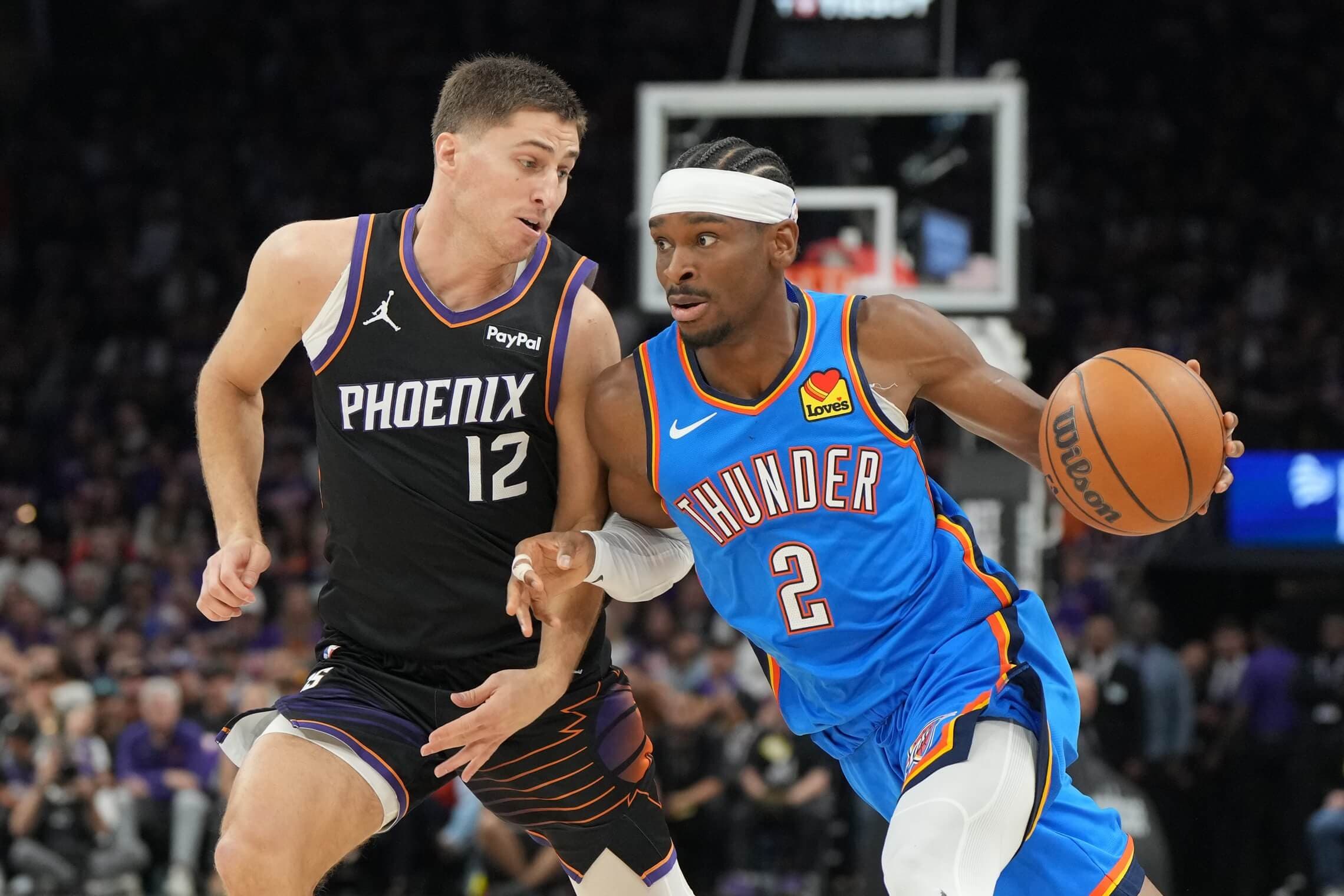 Playoffs NBA : le Thunder fait le break face aux Suns grâce au carton de Shai Gilgeous-Alexander