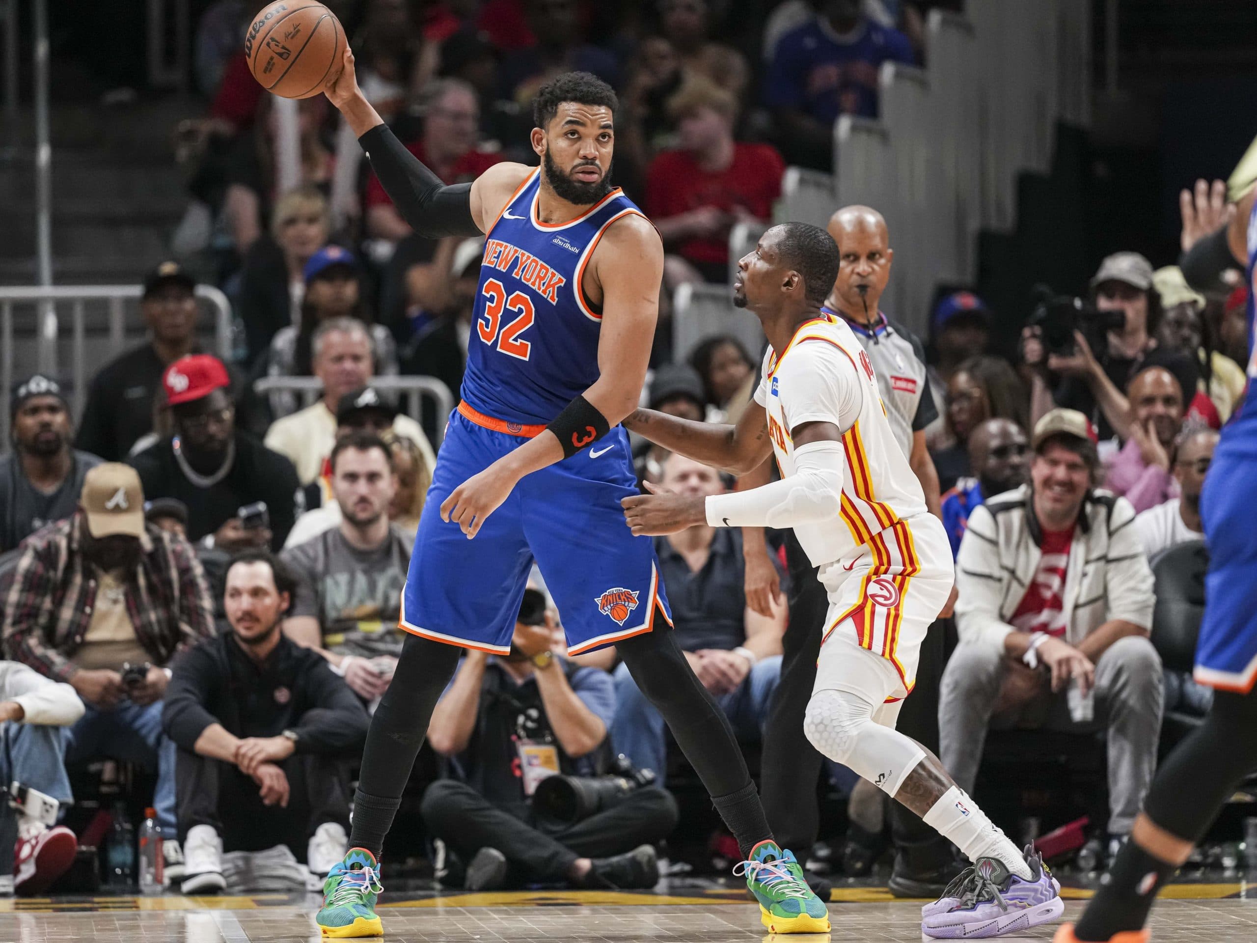 Playoffs NBA : Karl-Anthony Towns en triple-double, les Knicks giflent les Hawks dans le Game 4