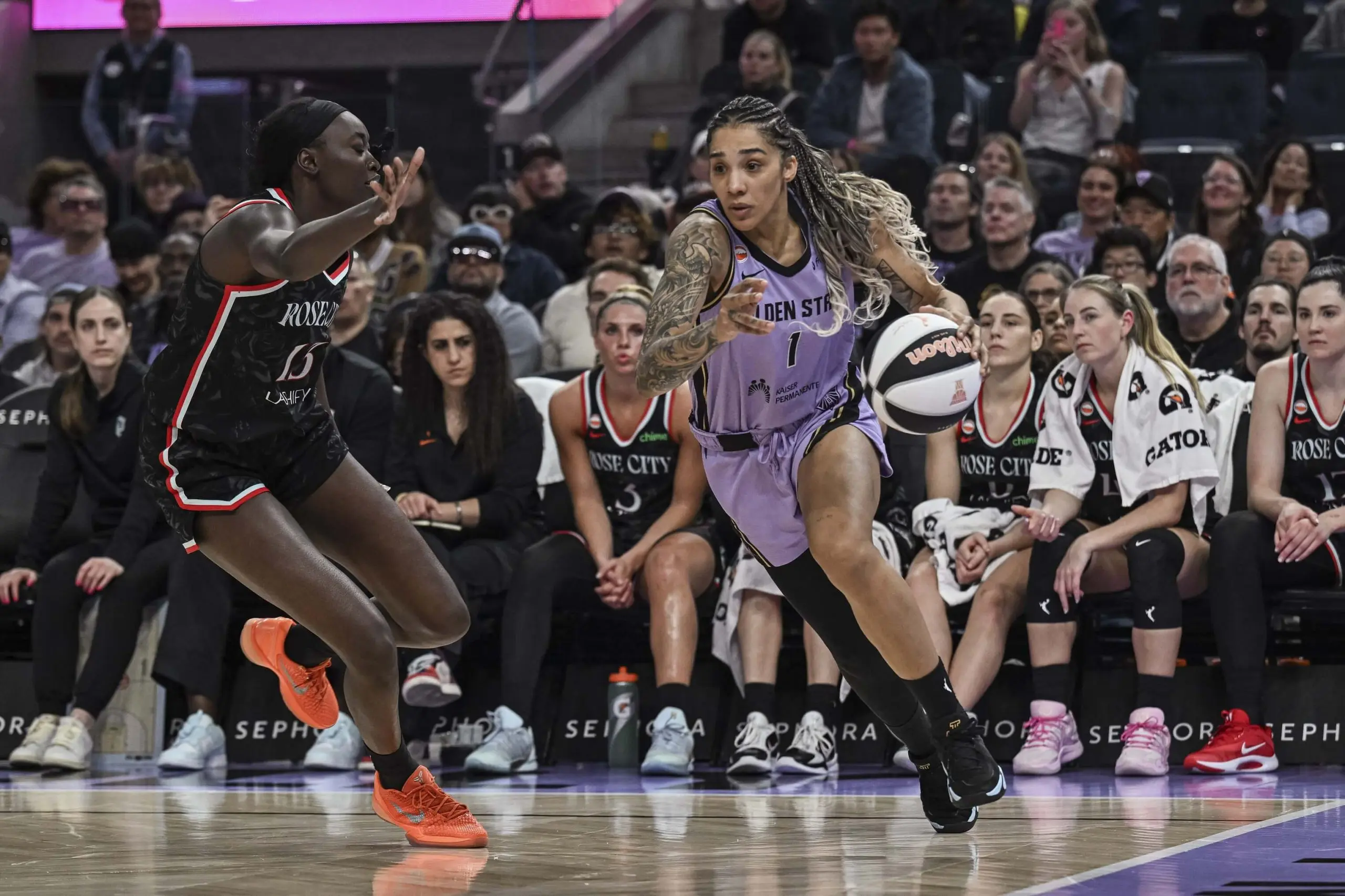 Gabby Williams et les Valkyries torpillent le Fire, Leila Lacan et Nell Angloma chutent face au Dream