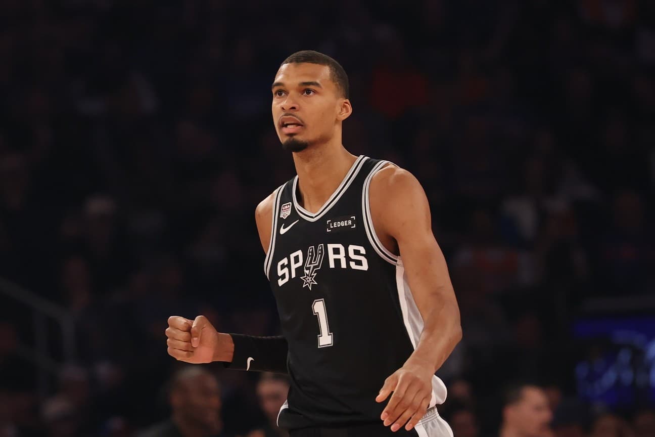 Ennemi du Garden, Victor Wembanyama ne se voit pas « au niveau de Trae Young »