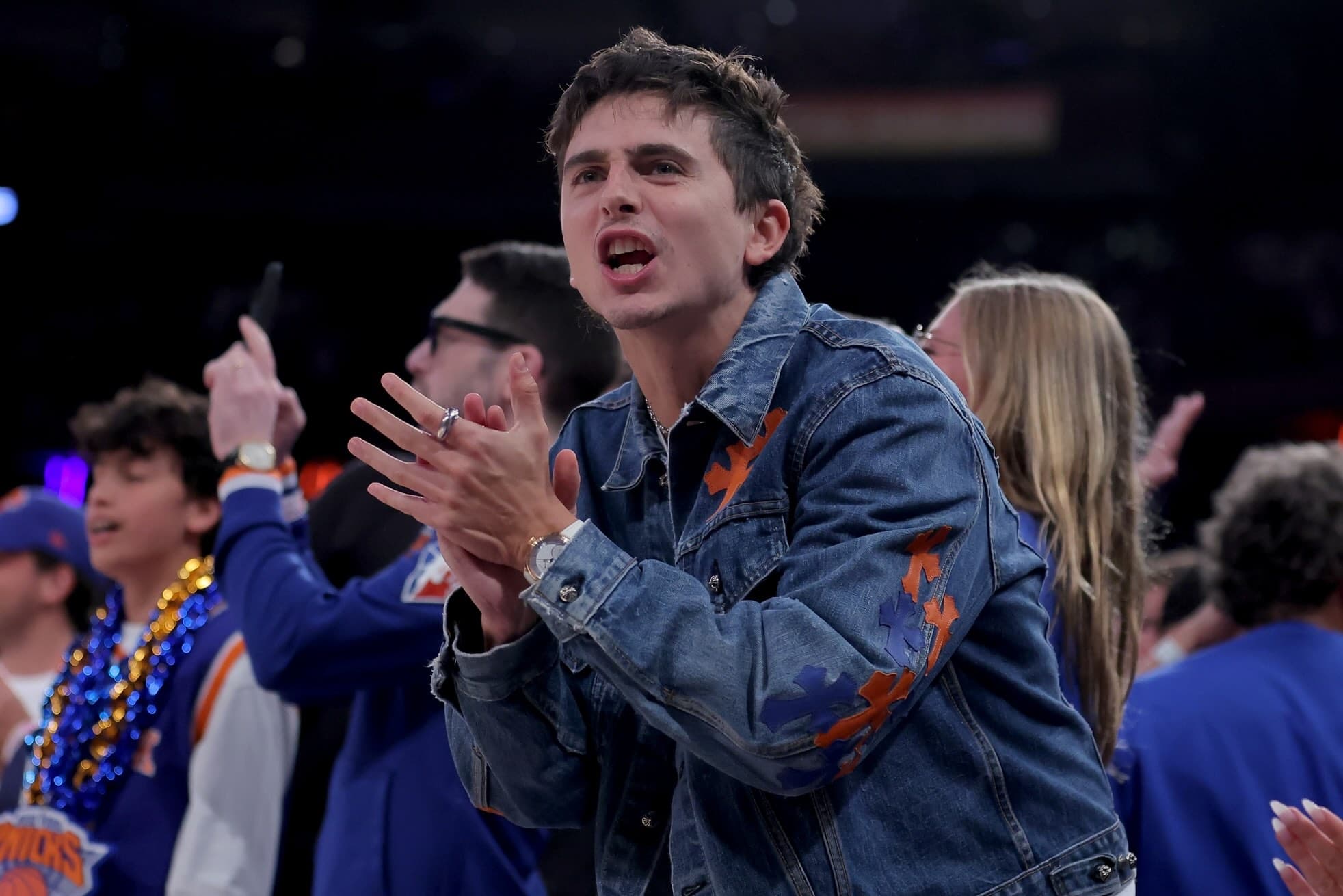 Timothée Chalamet s’enflamme après le comeback historique des Knicks