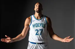 Rudy Gobert lors du Media Day des Minnesota Timberwolves.