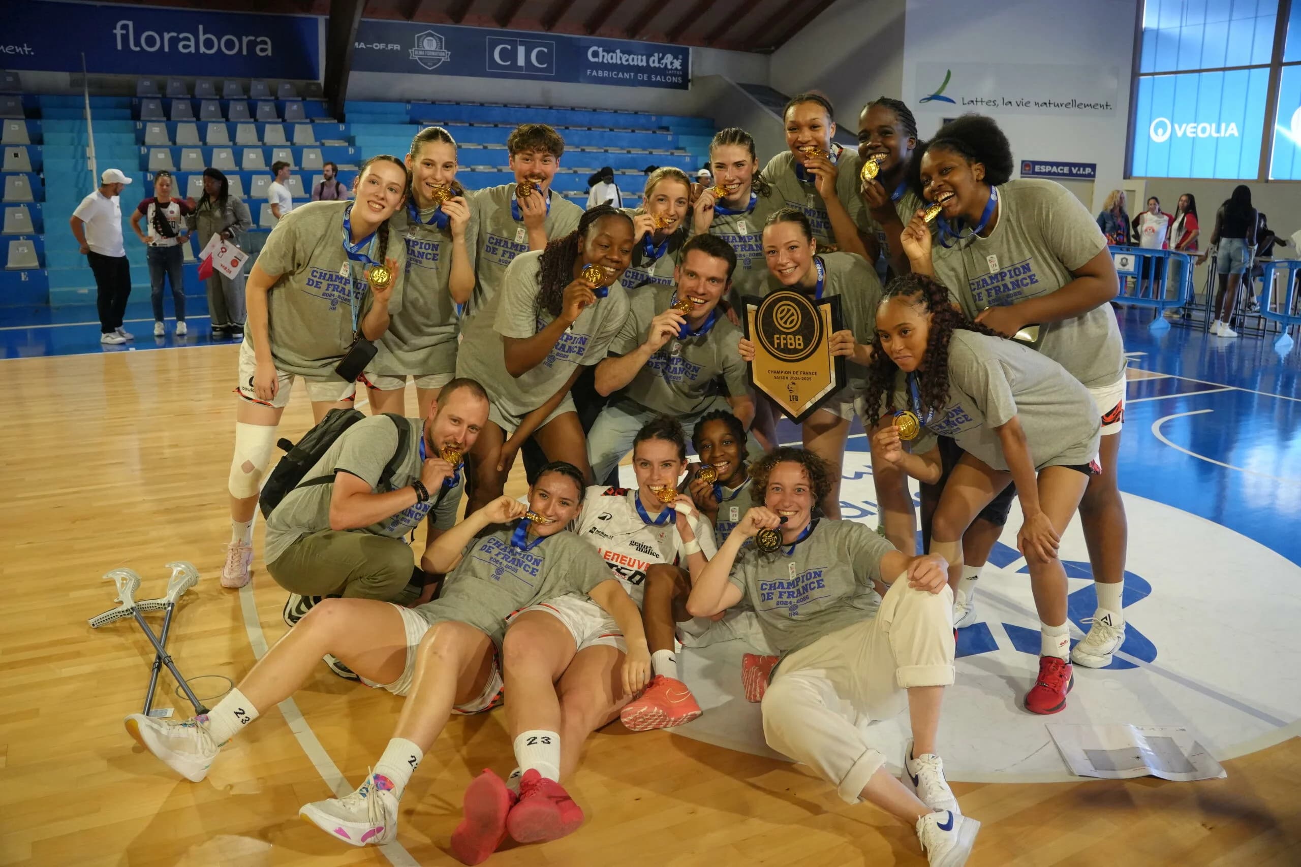 Le Final Four a rendu son verdict : les jeunes de Villeneuve-d’Ascq sacrées championnes de France Espoirs