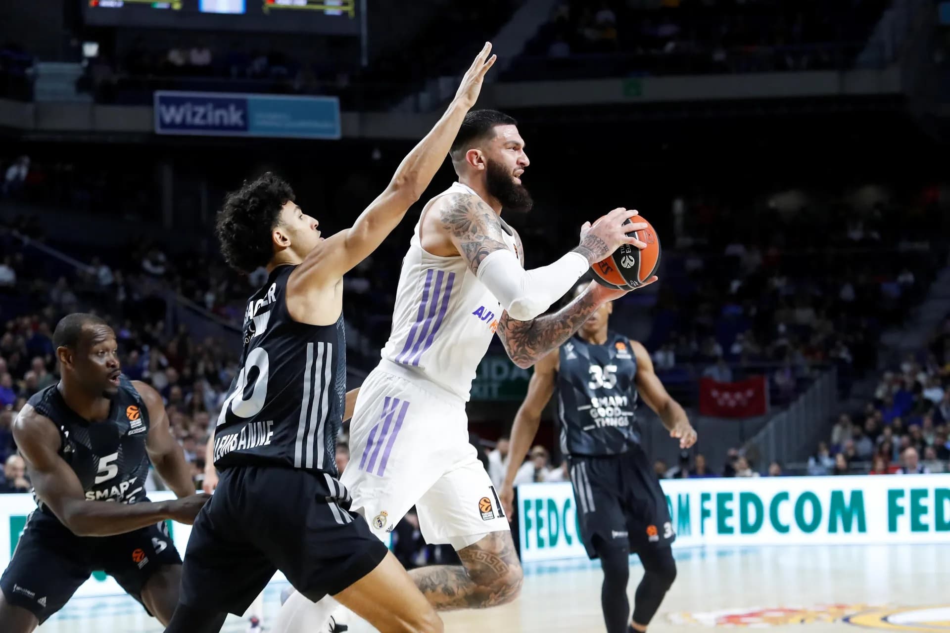 Vincent Poirier et le Real Madrid à la fête contre l’ASVEL