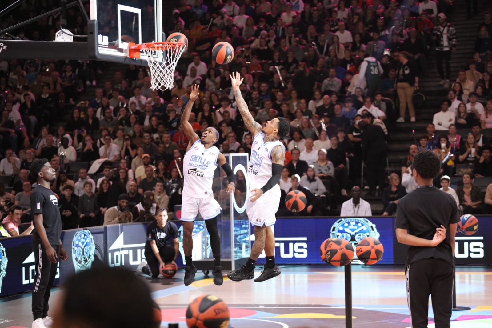 Le doublé pour T.J. Campbell (Cholet) au Skills Challenge
