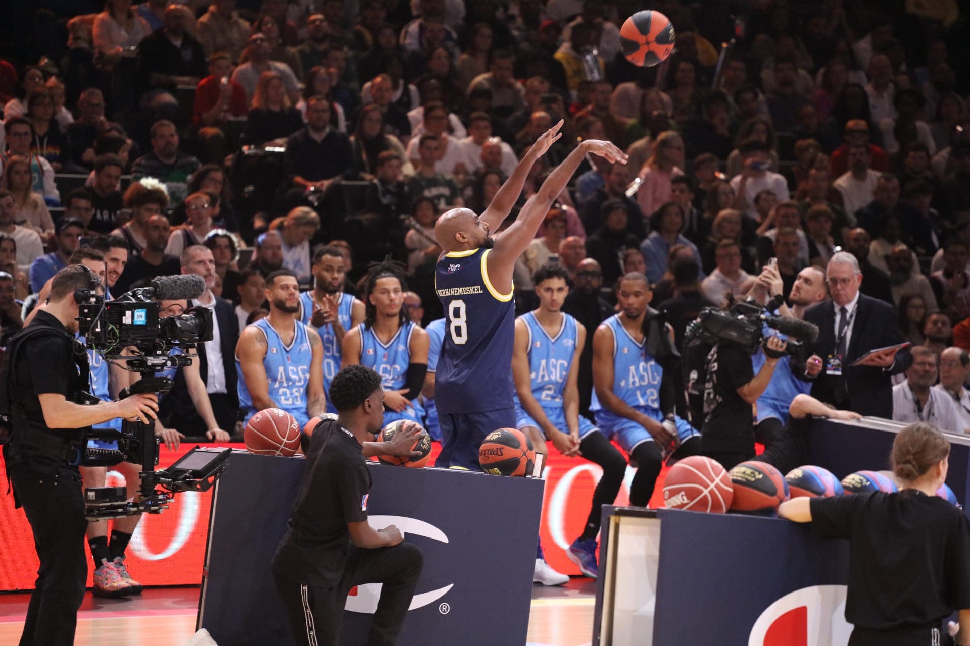 « Pour Gravelines », Johnny Berhanemeskel remporte le concours de tirs à 3-points