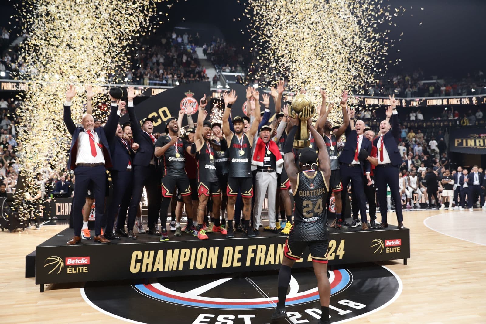 Les princes de Betclic ÉLITE : l’AS Monaco de nouveau sacrée championne de France !