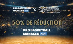 C'est le moment où jamais de se lancer sur Pro Basketball Manager