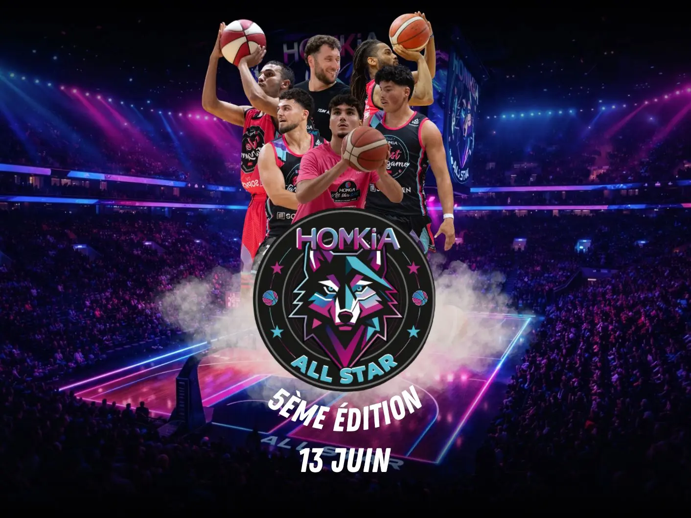 Le HOMKiA All Star passe un cap : rendez-vous le 13 juin dans la nouvelle Arena des Sables-d’Olonne