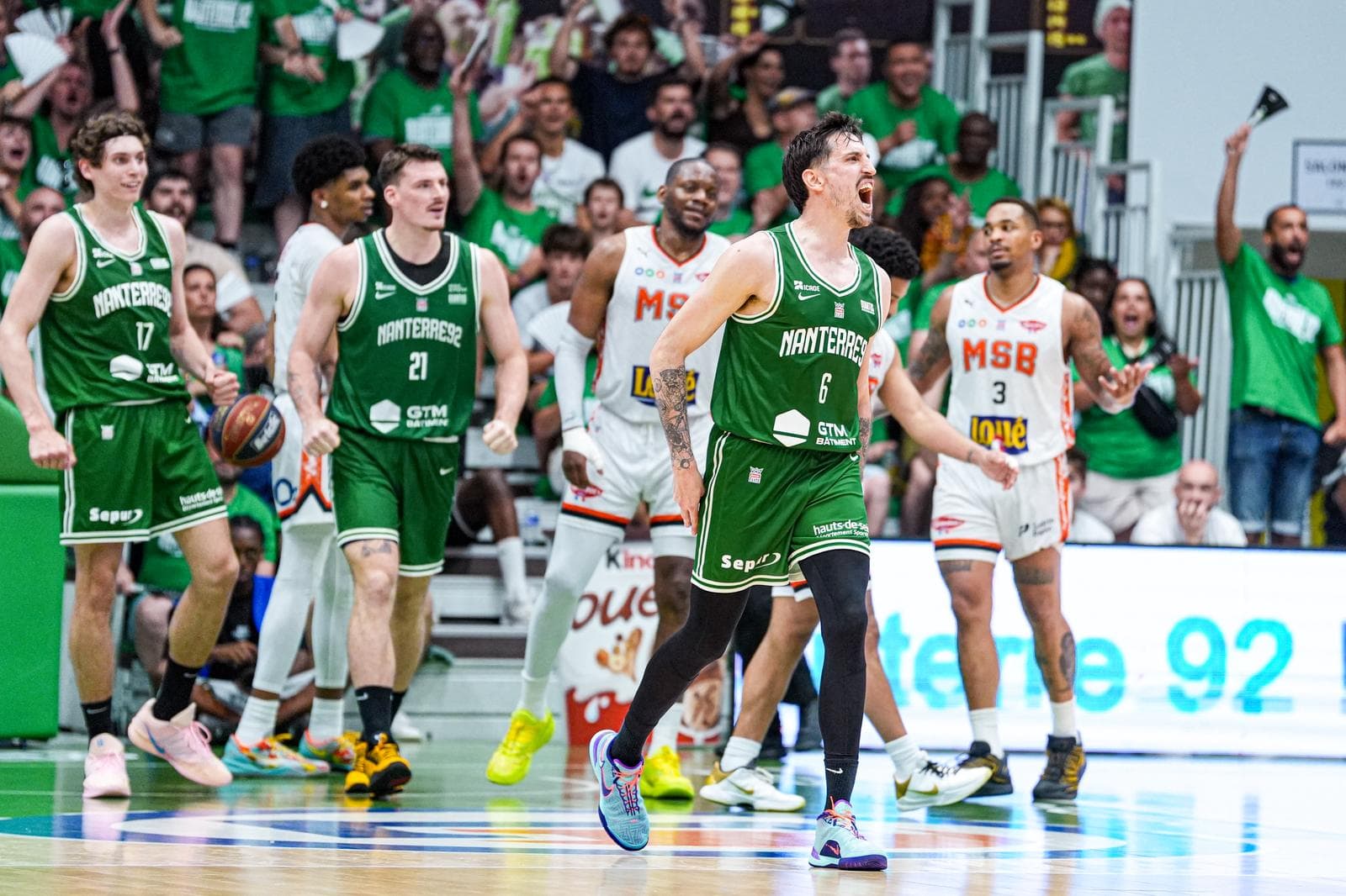 Nanterre frappe fort d’entrée et fait tomber Le Mans sans trembler