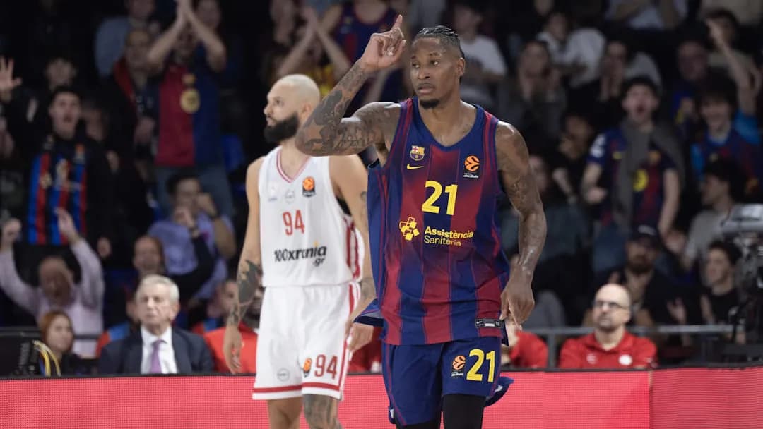Barcelone domine l’Olympiacos avec un Will Clyburn record à 3-points ; « On doit jouer mieux en équipe », estime Fournier
