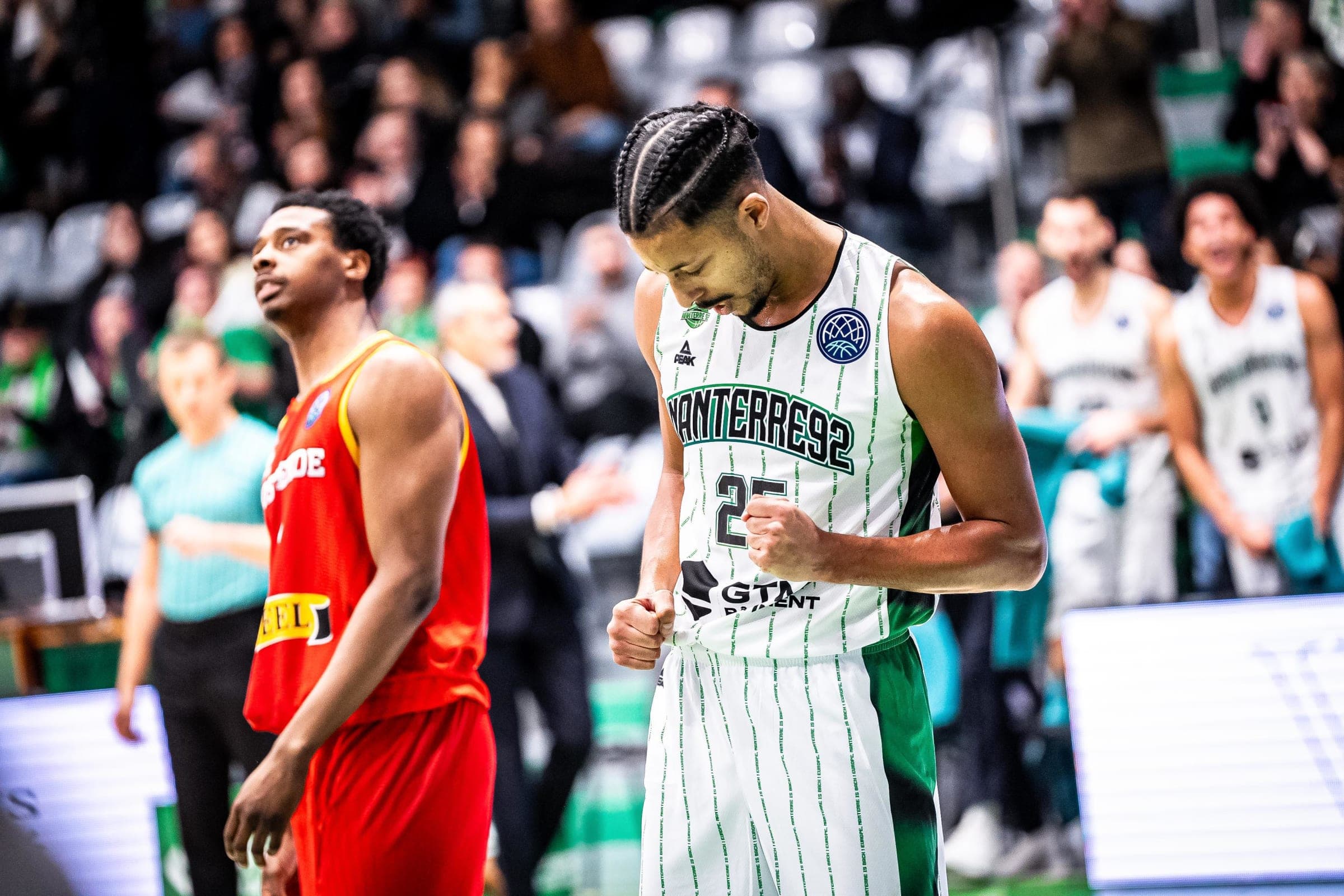 Nanterre 92 s’offre le Top 16 de la BCL après une victoire haletante face à Ostende