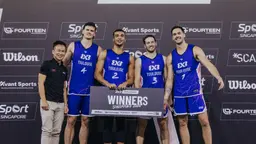 Hugo Suhard MVP : Toulouse 3×3 décroche le Challenger de Singapour !