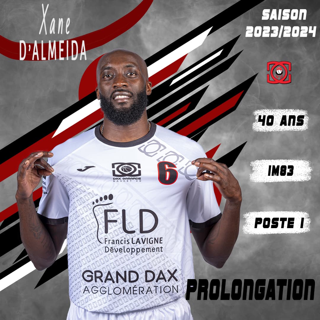 A 40 ans, Xane D’Almeida mènera toujours le jeu de Dax-Gamarde