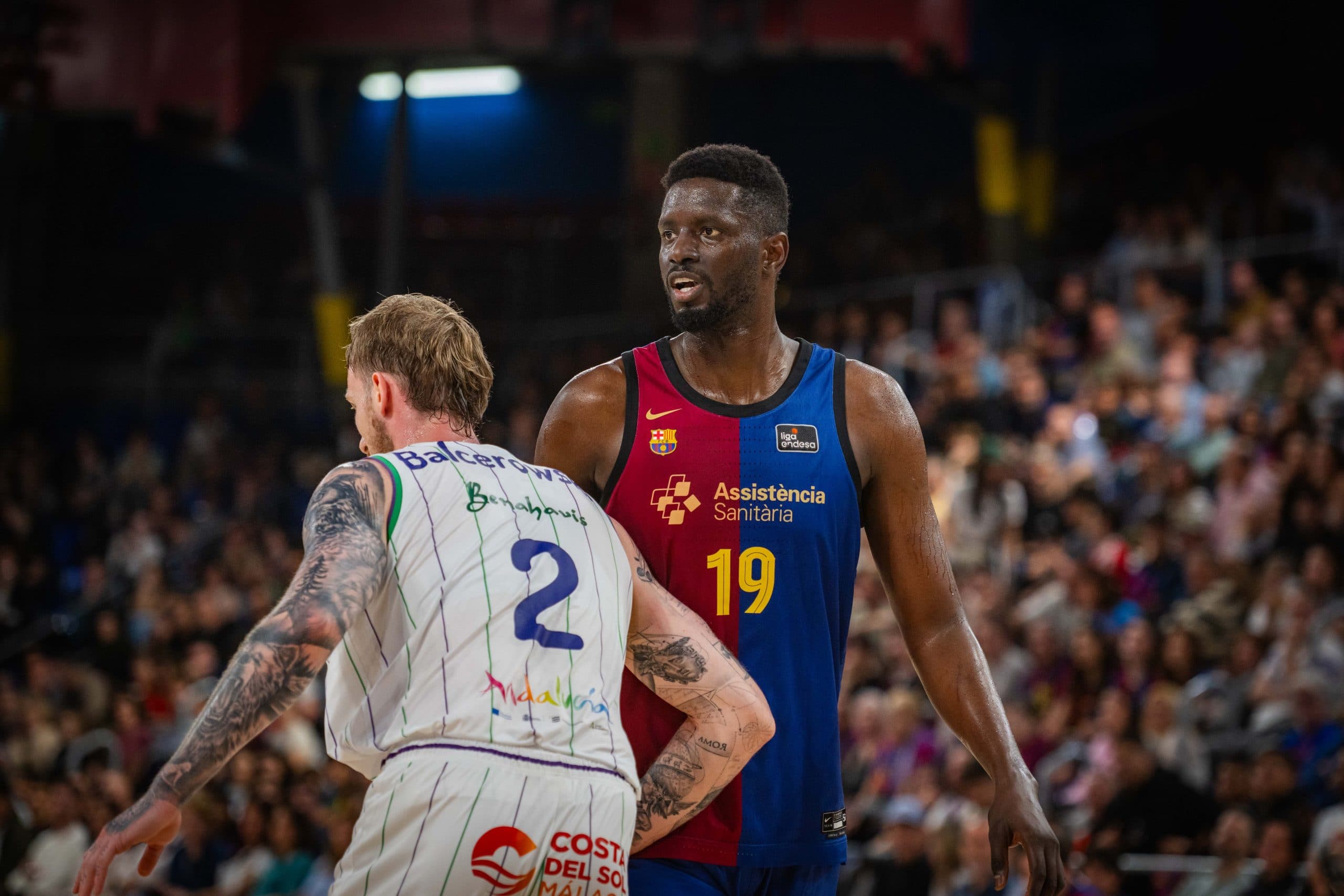 Youssoupha Fall solide, Barcelone se rassure contre Malaga avant de retrouver Monaco