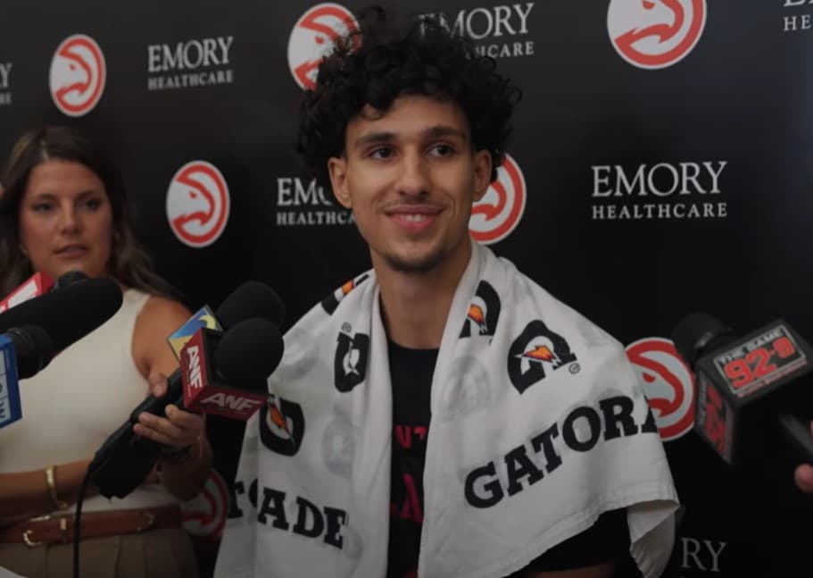 Zaccharie Risacher avant d’affronter les Wizards : « Il ne s’agît pas d’un duel entre Alex Sarr et moi »