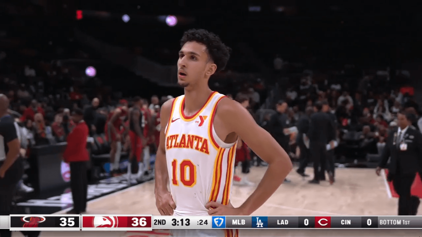 Zaccharie Risacher garde le titre de rookie de la saison dans un coin de sa tête