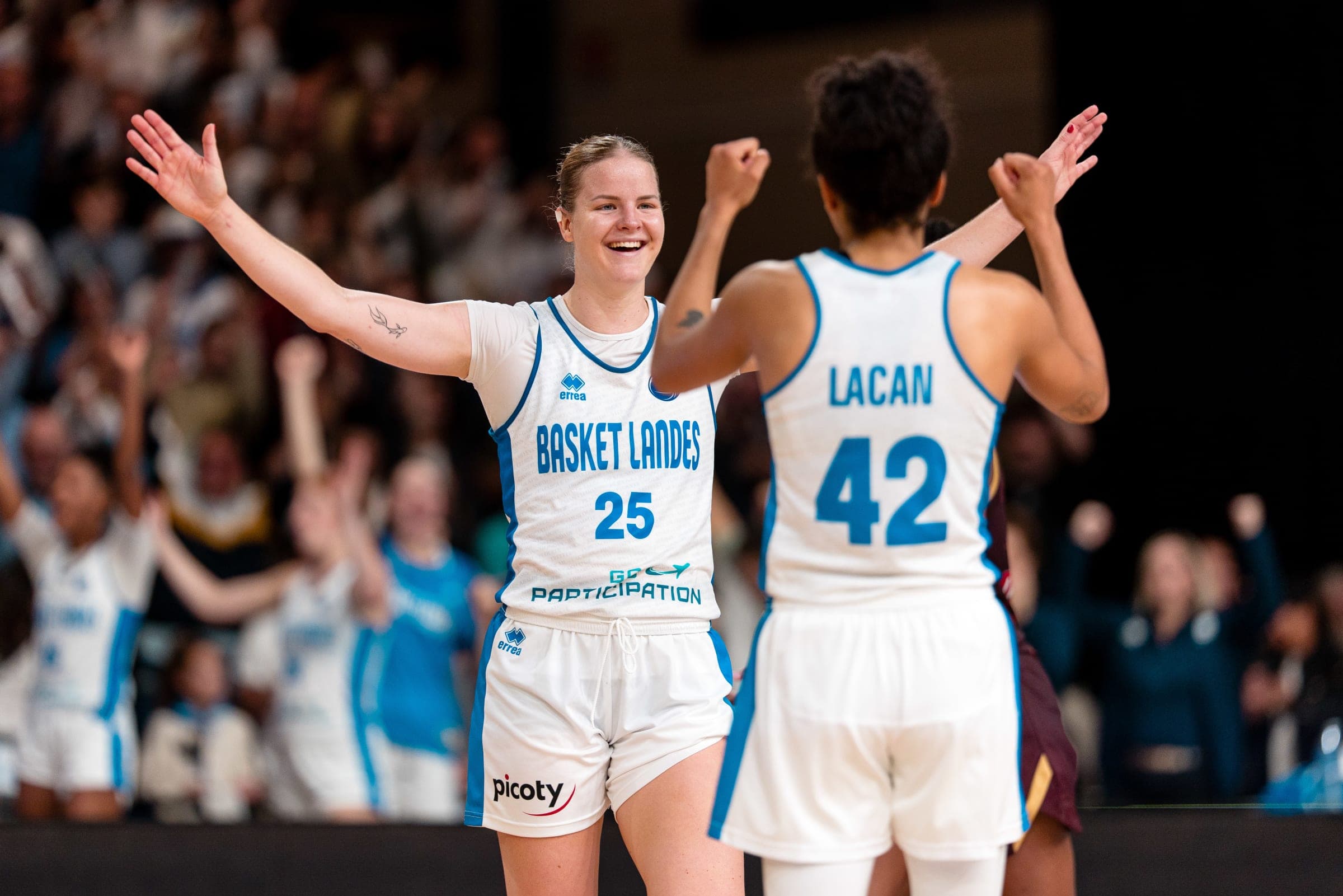 Charnay et Lattes-Montpellier battus, Basket Landes de nouveau seul en tête