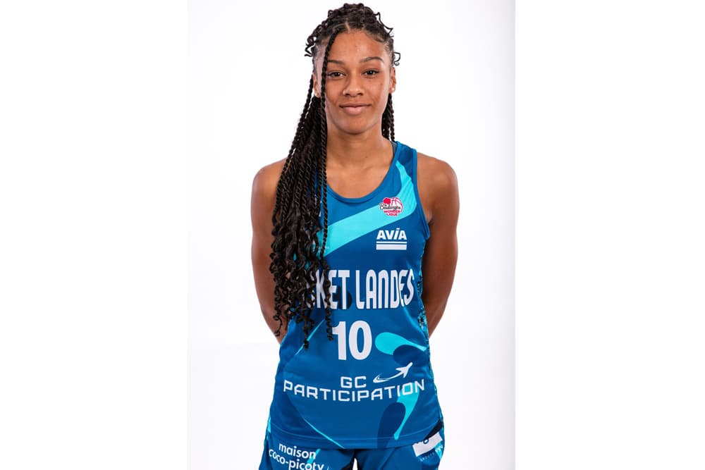 Aby Diallo avec Basket Landes Aby Diallo avec Basket Landes