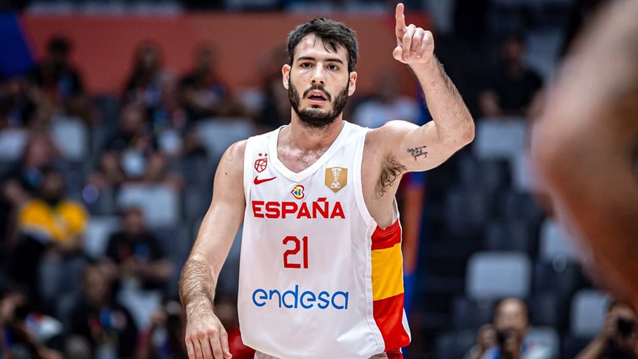 Alex Abrines avec l'Espagne en 2023 Alex Abrines avec l'Espagne en 2023