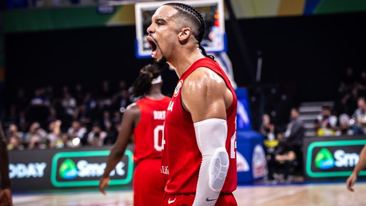 Dillon Brooks (Canada) lors de la coupe du monde 2023 Dillon Brooks (Canada) lors de la coupe du monde 2023