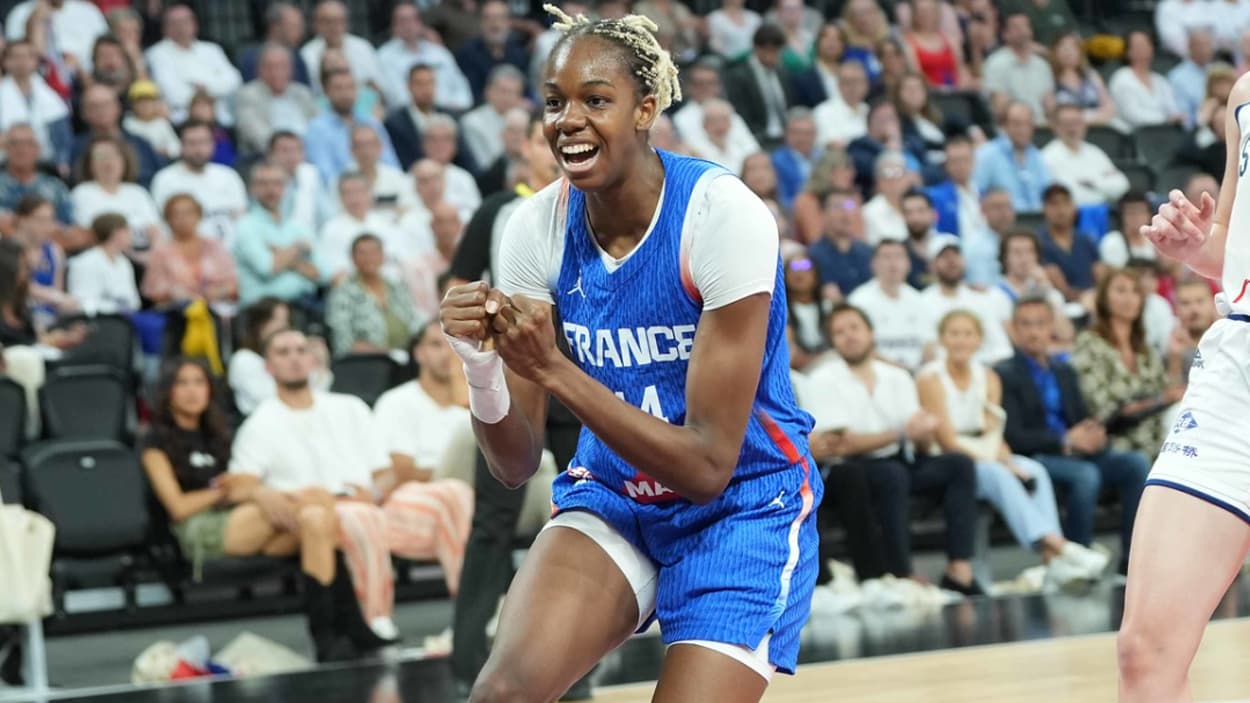 Dominique Malonga (France) en préparation des JO de Paris Dominique Malonga (France) en préparation des JO de Paris