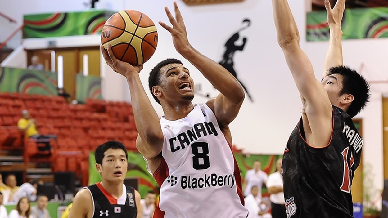 Jamal Murray avec le Canada U17 en 2014 Jamal Murray avec le Canada U17 en 2014