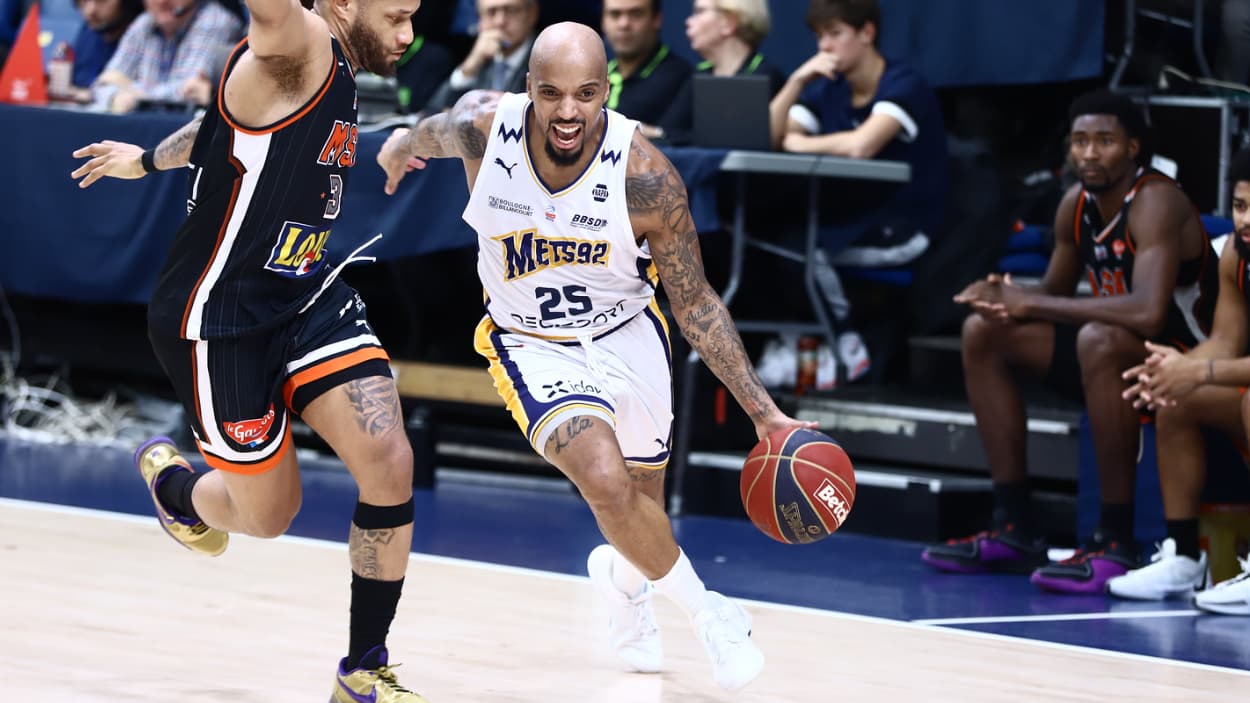 Jordan Theodore au drive contre Le Mans Jordan Theodore au drive contre Le Mans