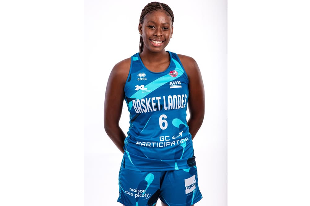 Mariama N'diaye avec Basket Landes Mariama N'diaye avec Basket Landes